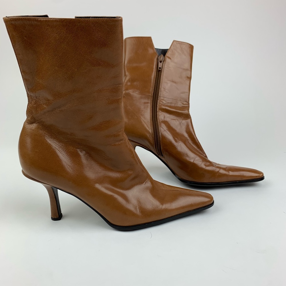 Nine West Leather Booties Size 7